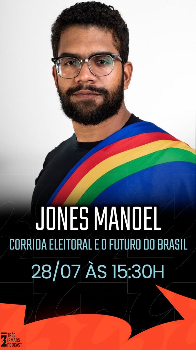 jonesmanoel_PE's tweet photo. Amanhã volto finalmente no Três Irmãos Podcast. Espero vocês lá. Bora conversar muito sobre Pernambuco, Brasil e o mundo! Chega junto! https://t.co/6pAgjelZfx