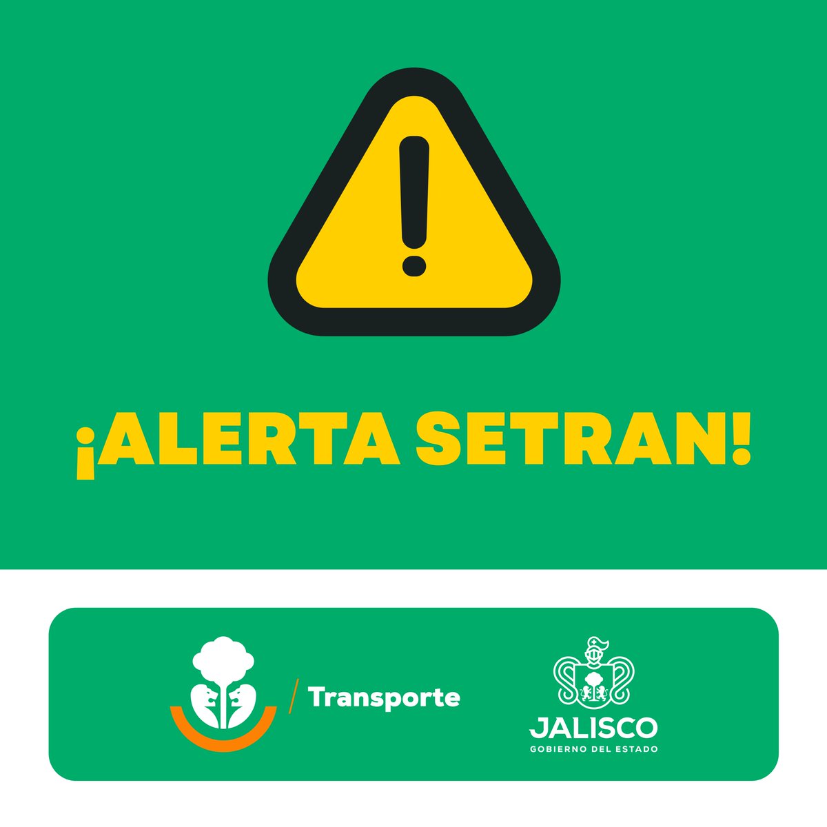 TransporteJal's tweet photo. ⚠️ #AlertaSetran
Queda suspendido el servicio de #MiMacroCalzada, por inundaciones en Gobernador Curiel y Av. De La Escultura, en ambos sentidos.
Agradecemos su comprensión. https://t.co/hvXKPxmL36