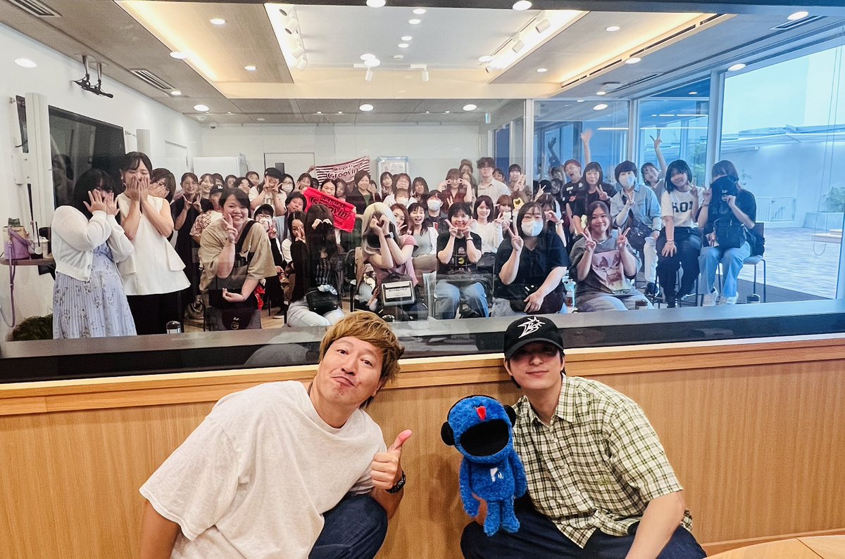 fmgunma's tweet photo. 【ゲスト】
Da-iCEのパフォーマーで伊勢崎市出身の和田颯さんがWAI WAI Groovinに生出演でした！
朝からたくさんのリスナーさんがクラブエアに！

新曲「アンリミテッド」必聴です！

アンカンミンカン川島大輔さんは友人認定されました◎

#FMGUNMA #Da_iCE #ハヤラジ https://t.co/jjXvY85mvJ