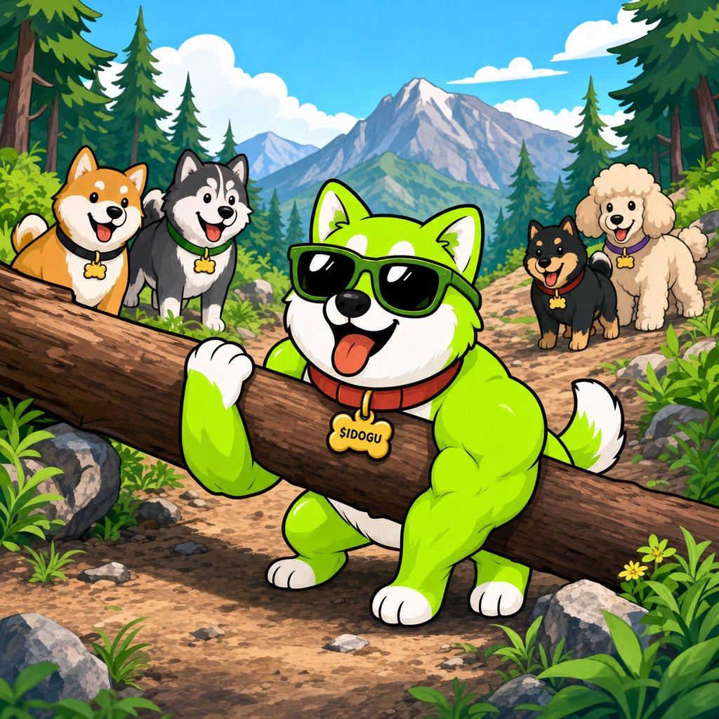 IDogUCoin's tweet photo. BUILT STRONG. NEVER SKIP GOOD BOY DAY.

$IDOGU • Good vibes on Robinhood Chain https://t.co/VXpiDSnjEw