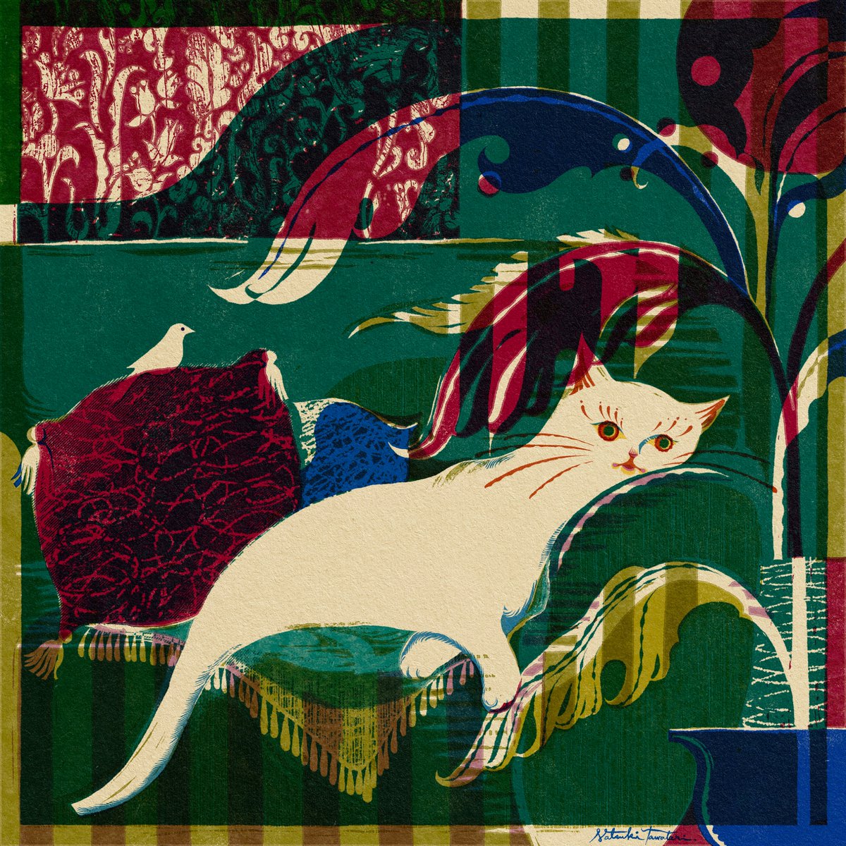 tawatari_illust's tweet photo. ルモンドの企画展【CAT POWER】に参加します🐈‍⬛
売上の30%は動物愛護団体に寄付されます。
どうぞお越しください☺️

CAT POWER 2026
場所：ギャラリー・ルモンド  
会期：2026年7月28日（火）〜8月9日（日)12:00 - 20:00  日曜日は17時まで　月曜定休日
(8月1日（土）にはパーティあり！)

#catpower https://t.co/P4k3kkybVc