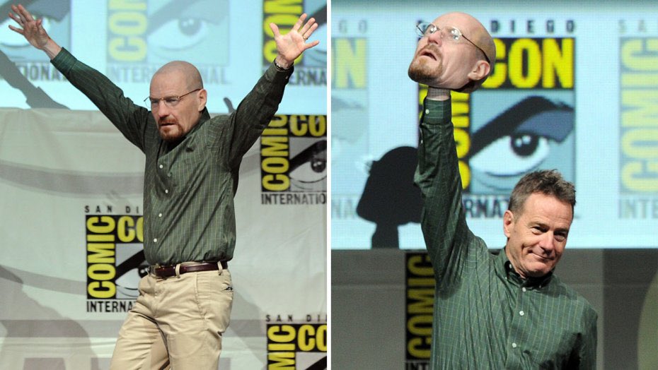 its_ardt's tweet photo. @AnishDLS1 Bryan Cranston did this too as Walter White back in 2013! https://t.co/ki1YDNZ0pp