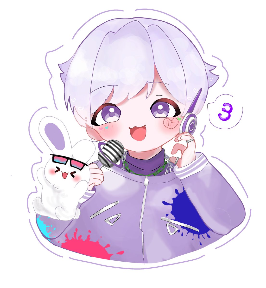 tsumu_1260's tweet photo. 初兎くん💭💜

#みにうさー
#いれいすあーと https://t.co/OZn3HiFIZc