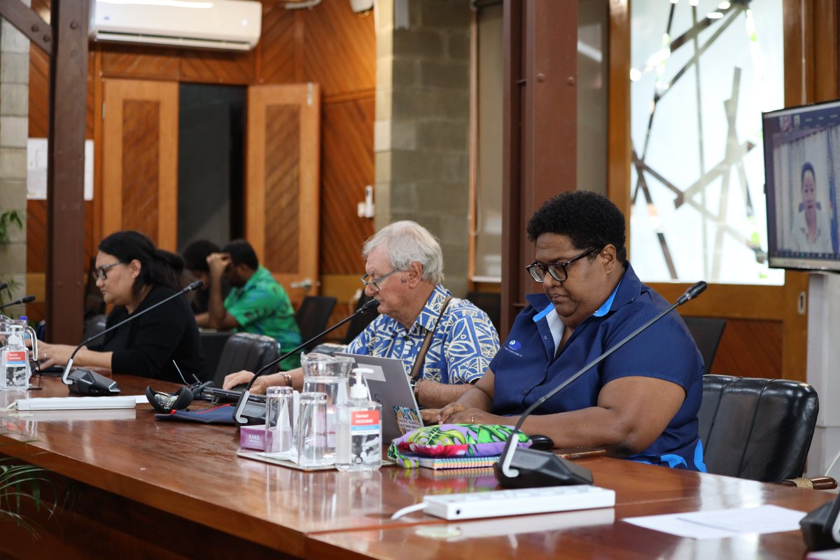 ForumSEC's tweet photo. The second meeting of the Public Finance Management (PFM) Regional Coordination Mechanism was held virtually on 24 July 2026 and hosted by the Pacific Islands Forum Secretariat (PIFS).

The meeting was chaired by Ayako Yamaguchi-Eliou, Secretary of the Ministry of Finance, Banking and Postal Services of the Republic of the Marshall Islands.

Key discussion areas included updates from the 2026 Forum Economic Ministers Meeting, held in the Republic of the Marshall Islands and the Public Finance Management Regional Coordination Mechanism work programme for 2026–2027.

The Forum Economic Ministers Meeting in 2024 endorsed the establishment of the Public Financial Management Regional (PFM).

It is a coordination mechanism to address challenges in PFM technical assistance and capacity building across Pacific Island Countries.

#OneBluePacific #Regionalism #FEMM