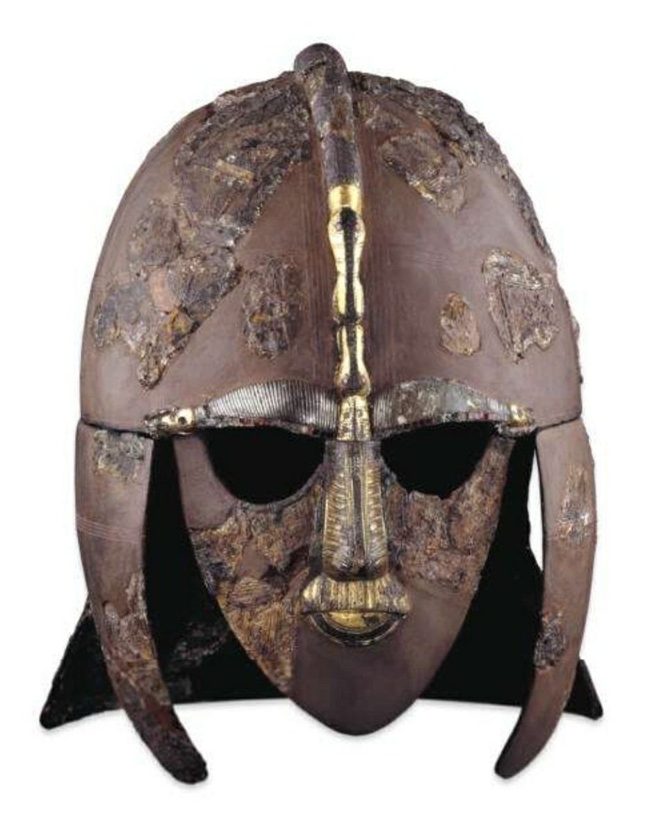 NathanFrancis__'s tweet photo. #OTD in the #History of #Archaeology 28 July 1939, the first pieces of the #SuttonHoo Helmet were discovered. One of the most important artefacts to be found in Britain, it is believed to have been buried 625 AD, possibly as part of the burial of King Rædwald of East Anglia https://t.co/BOcrhPktbJ
