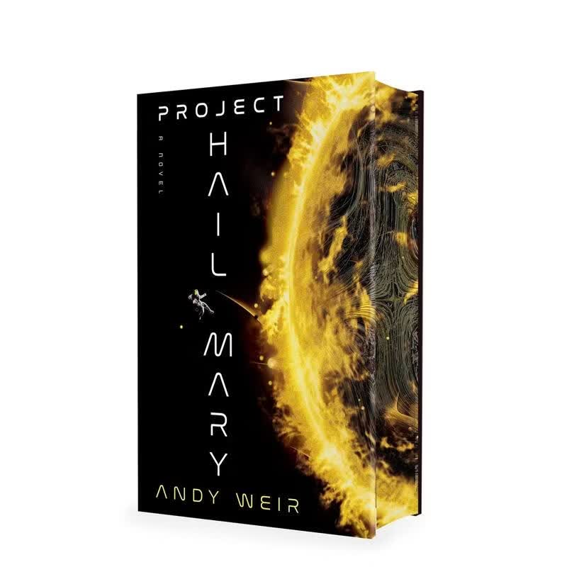 ElaineLind55729's tweet photo. Just finished Project Hail Mary by Andy Weir—science, humor, and a wild space adventure that kept me up till 2am. Total page-turner!， https://t.co/0riCx2eNhf