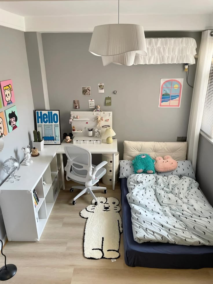 viutiwul's tweet photo. Small bedroom set up inspo https://t.co/HagxqKXCV1