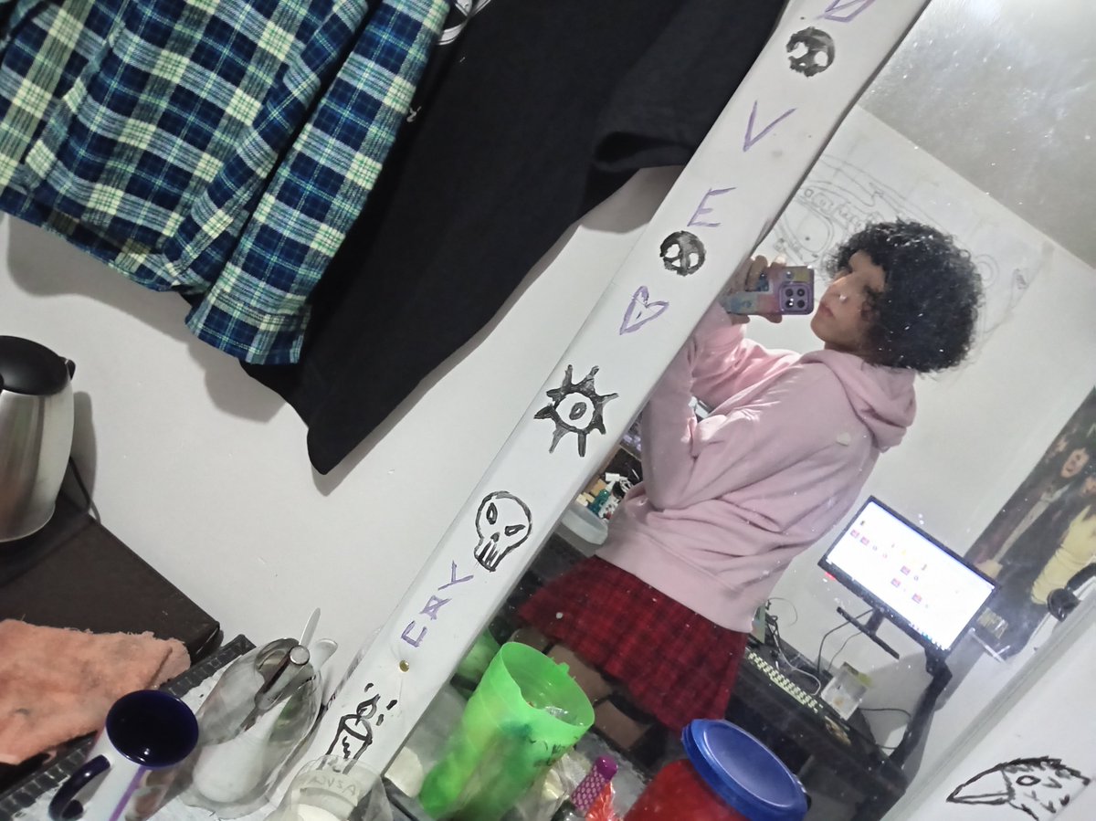 shay_fool's tweet photo. ૮₍ ˶ᵔ ᵕ ᵔ˶ ₎ა  solo quise compartir una fotito de hoy ♡
me sentí lindita y ya ✨

¿que mas hashtag podria usar?

#femboy #trans #mtf #transgender https://t.co/I4VM2LArCf