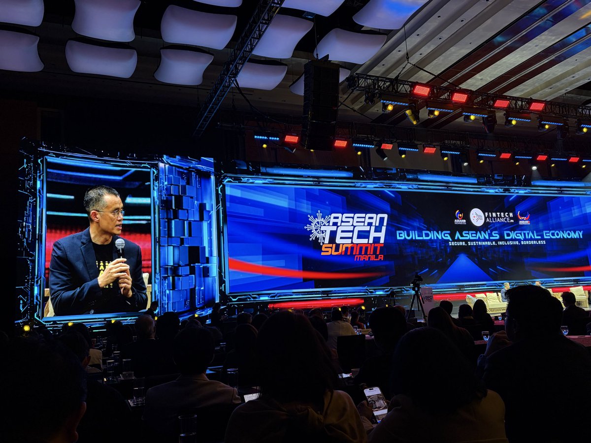 iamsa00d's tweet photo. CZ @cz_binance is in town for ASEAN Tech Summit Manila 💛 https://t.co/YeKO2nEWnt