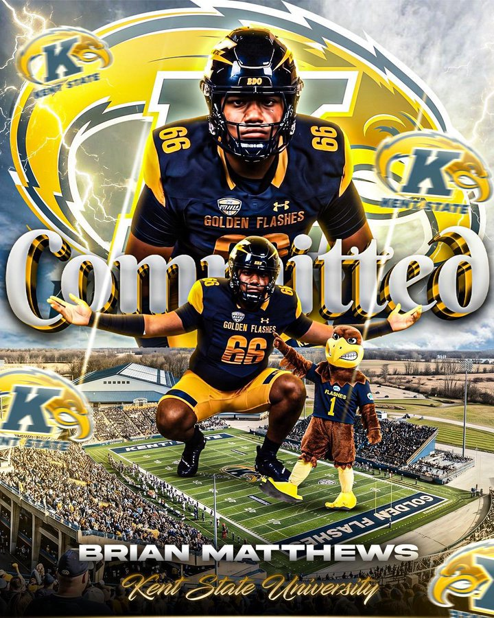 TheD_Zone's tweet photo. Orchard Lake Saint Mary's 2027 OT Brian Matthews has committed to Kent State

https://t.co/CsU9Qtq48L https://t.co/n7QF7vTEkC