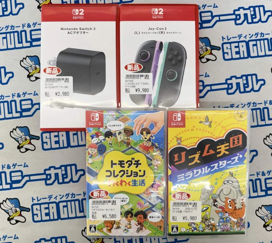 🌸TVゲームコーナーからのお知らせ🌸 新品Switchソフト、周辺パーツ