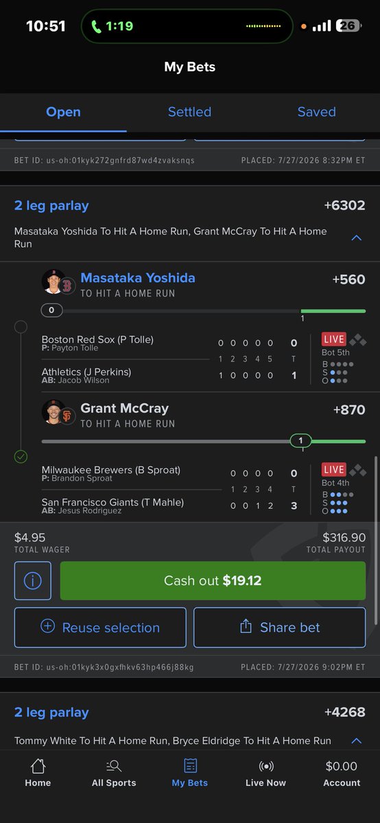 NoSweatSlips_'s tweet photo. @MLBHR Let’s go Yoshida!! https://t.co/WnbOOkSEzp
