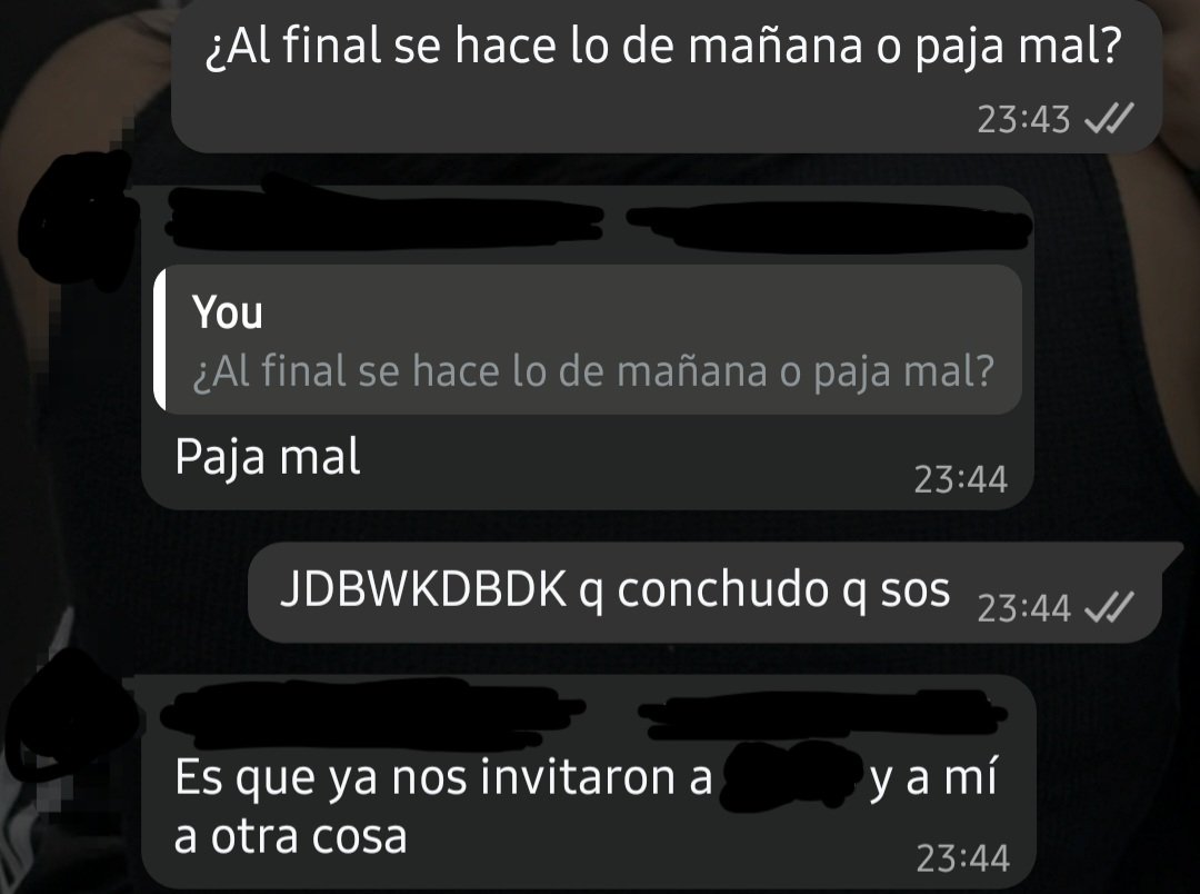 narcoticcos's tweet photo. Contexto: el plan de mañana era festejar mi cumple con mis "amigos", me siento re querido por suerte https://t.co/slE5rt6Sjt