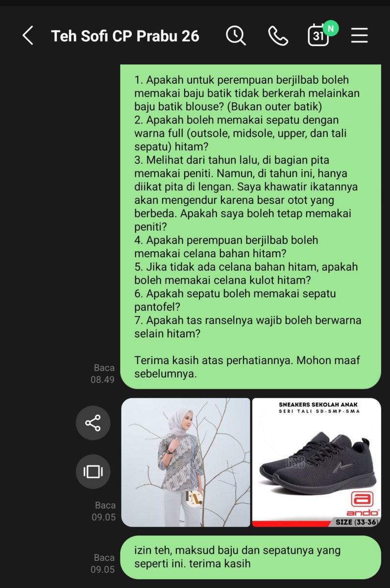 blueblurl's tweet photo. teman-teman #pramuda yang bertanya mengenai baju batik berkerah, sepatu, tas ransel berwarna, celana, ini aku sudah nanya sekaligus. siapa tau bisa membantu. 
#prabu #unpad https://t.co/6xJR9Q9BLJ
