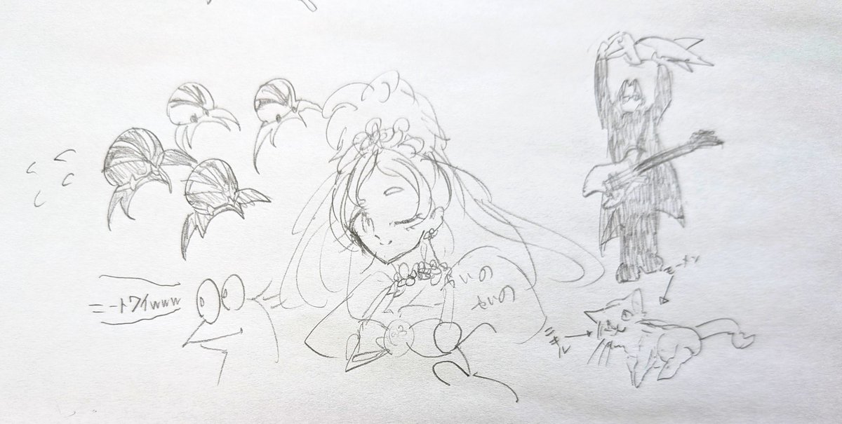konnane85's tweet photo. 今日の部活で友達の自由帳に侵食したわたしの絵 https://t.co/6tK41XH0Vw