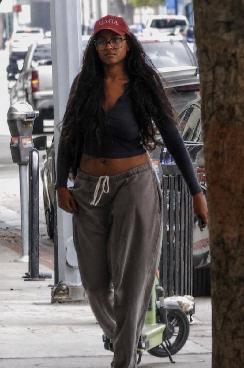 MAGAlwr5's tweet photo. 🚨BREAKING:🚨SASHA OBAMA, DAUGHTER OF FORMER PRESIDENT, SEEN WEARING MAGA HAT - The daughter of DISGRACED former President Barack Obama was reportedly seen in a Washington DC restaurant this morning wearing a red "Make America Great Again" baseball cap. When asked by a passer-by about the pro-Trump attire, Sasha Obama allegedly replied with a strong DENOUNCEMENT of her father's presidency and stated that she is "a registered Republican who proudly voted for and stands with President Trump". "My father nearly destroyed this country and President Trump is still trying to clean up his mess", the next generation Obama told the curious gentleman who questioned her about her hat. When asked if she believed she was betraying her dad, she is said to have replied, "As I've gotten older, I've realized that I am my own woman and can make up my own mind. Trump was right about everything". She then walked out of the restaurant donning her MAGA cap with a big smile on her face. Do YOU agree with Sasha Obama that her father was A DISASTROUS PRESIDENT and that President Trump is SAVING AMERICA from his UNPRECEDENTED DESTRUCTION of our country?