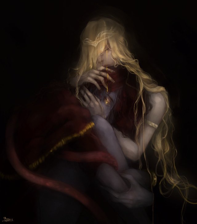 SUNSTIANA's tweet photo. I'm in my Elden ring mood and i want to redo this 😶 also Messmer breaks my heart… https://t.co/n89vvsht0l