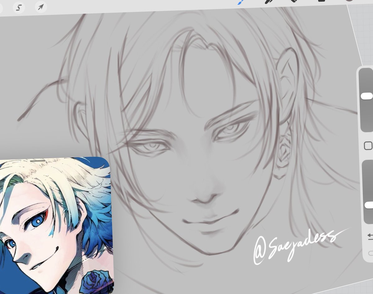saejadess's tweet photo. #bluelock wip https://t.co/AynkWSrjEt