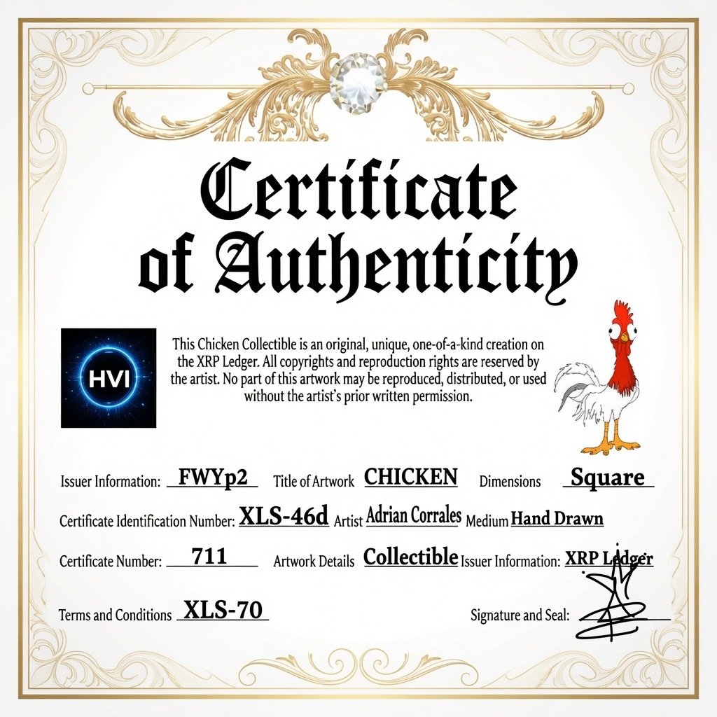 MIKE76_HVI's tweet photo. 🌊 HVI OFFICIAL ANNOUNCEMENT 🌊

🌊 UPDATE 🌊

Tonight marks a major milestone for HVI.

After countless hours of designing, testing, refining, and validating the credentialing process...

We're officially putting it into motion.

Tonight, we begin issuing credentials to every holder of the 13 Collection.

We'll also begin issuing updated credentials to every Chicken Gang Gang Credential holder who helped us build, test, and shape this platform from the beginning.

In addition, we're excited to roll out a special credential for the Chicken NFT Collection, featuring Adrian Corrales' artwork and bringing another layer of utility to the ecosystem.

This is the beginning of something much bigger.

Introducing the HVI Certificate NFT (CNFT)

Our Certificate NFT is designed to complement existing NFT collections by creating a living credential that connects:

⚡ Static NFTs
⚡ Dynamic NFTs
⚡ XRPL Credentials (XLS-70)

Three layers.

One credentialed experience.

Instead of simply issuing a credential that exists on the ledger, HVI creates a living Certificate NFT that can grow alongside the holder and the project.

This gives communities and creators a clearer, more interactive way to utilize XRPL credentials together with dynamic NFTs.

We're incredibly proud of what has been built alongside Adrian Corrales and the Chicken Gang Gang community.

This has been a true collaboration, and it's exciting to see it moving into production.

📲 Watch your Xaman wallet.

Credential notifications will begin arriving soon.

Please note that claiming a credential requires the standard XRPL reserve along with the credential issuance fee.

This is another step toward bringing real-world identity, certification, and utility to the XRP Ledger.

The next chapter starts now.

Stay tuned and check wallets- issuing soon.  

https://t.co/3vUtFGdZsi