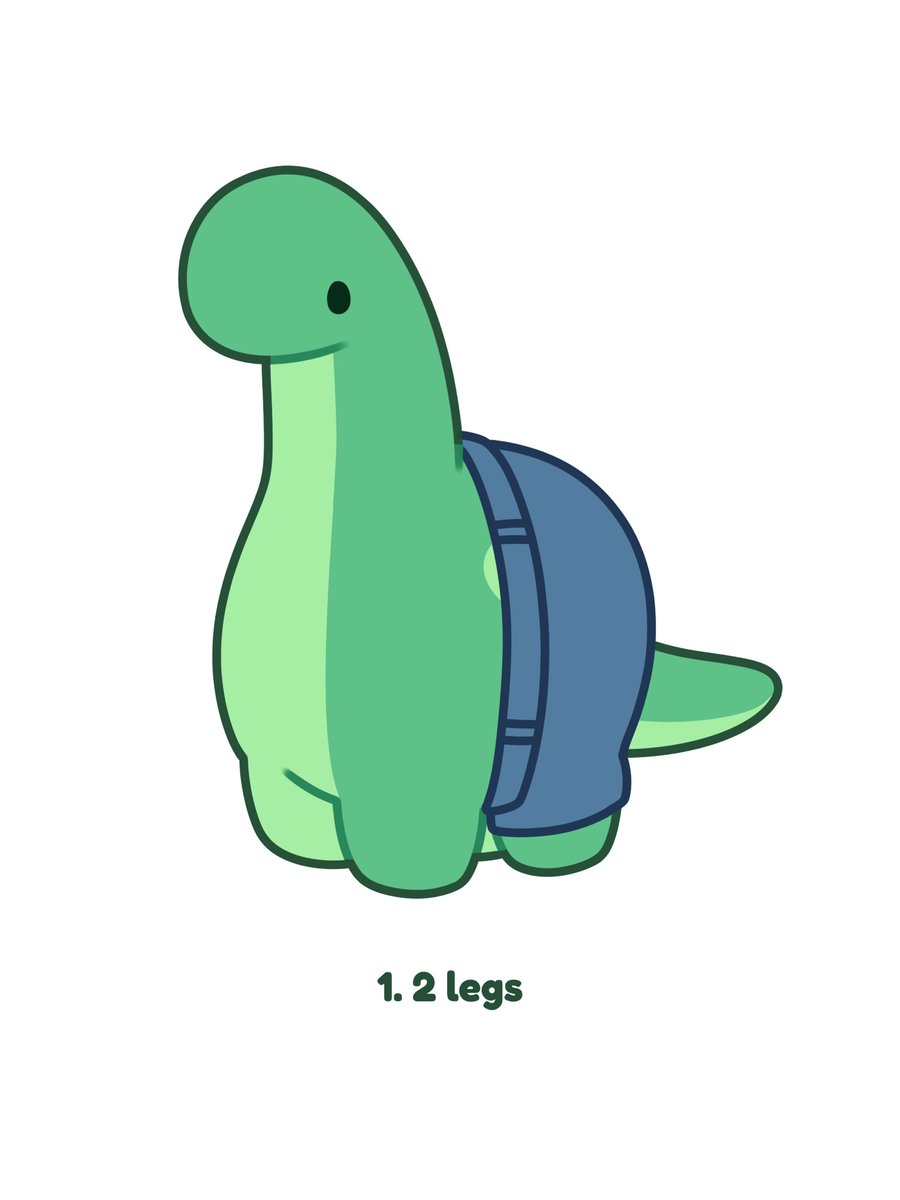 pinstachiio's tweet photo. How would Pistachio wear pants? 👖🤔🦕 https://t.co/esbg2TOD6i