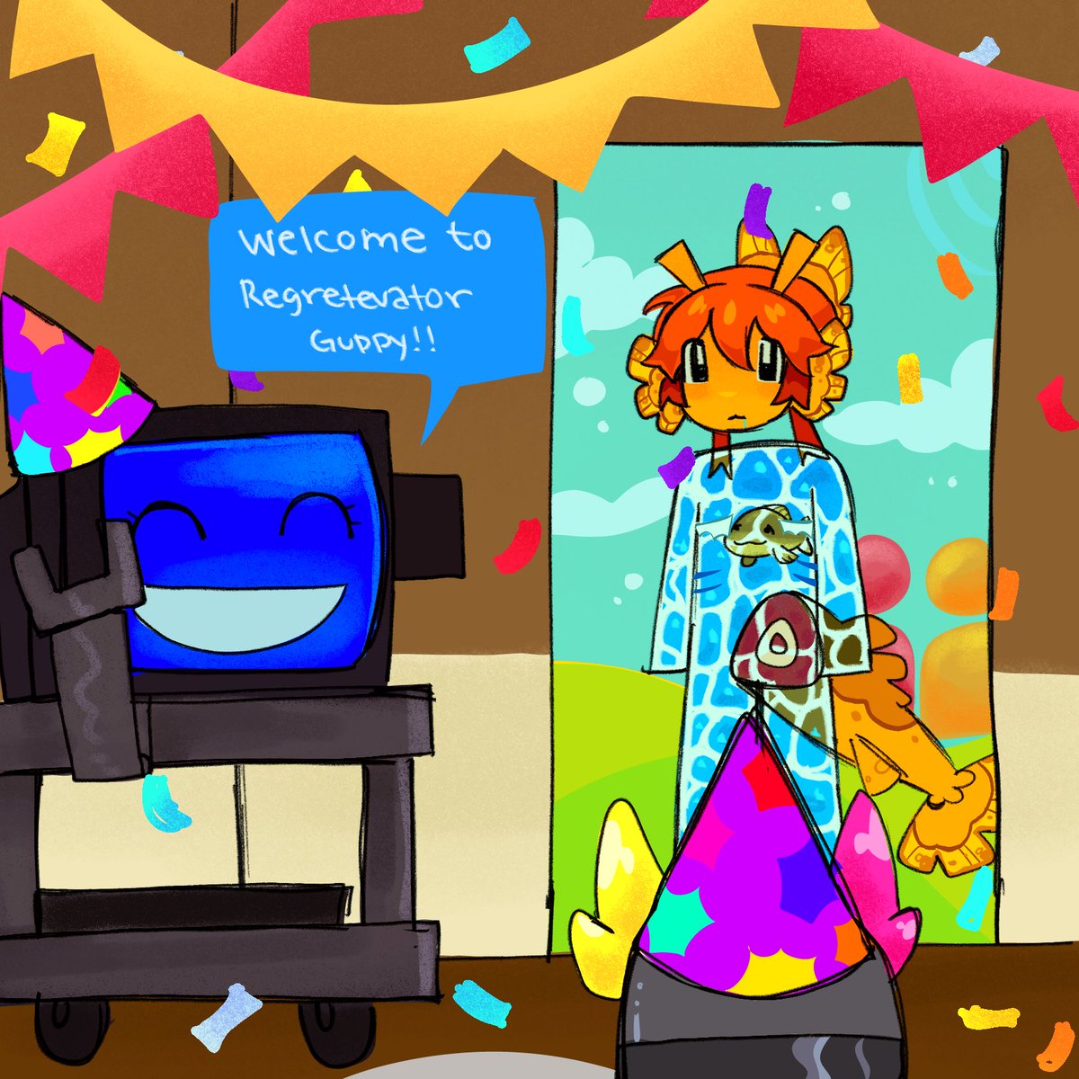 tvrtl33's tweet photo. Welcome guppy 
#Regretevator https://t.co/Wf7Um5pjM4