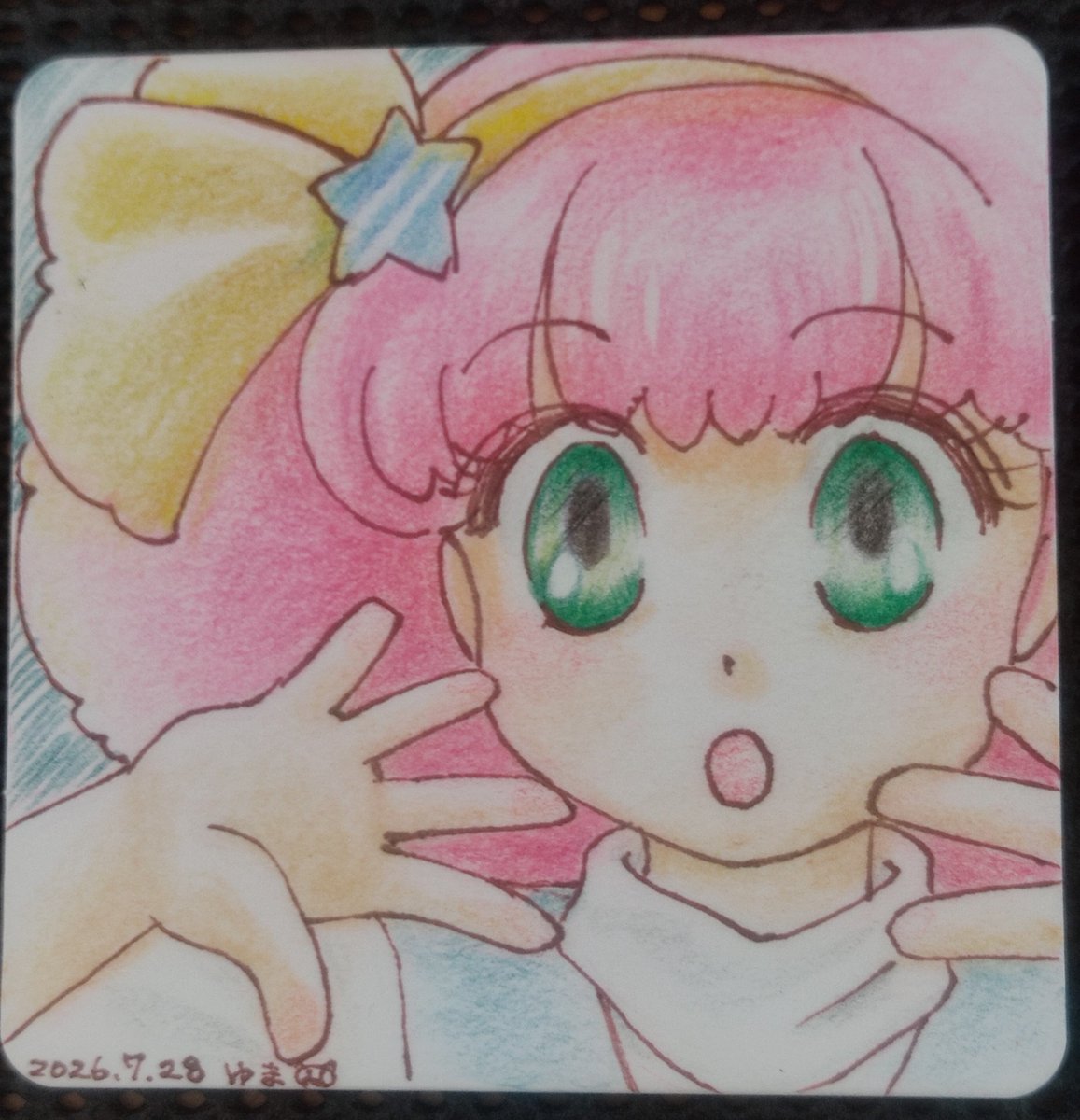 47oekaki's tweet photo. 蒸し暑いですわ。雨はありがたいが、週一が良かったな何て言ったらバチが当たるか?

#ミンキーモモ
 #美少女パラダイス11 https://t.co/pMGFWxGlJo