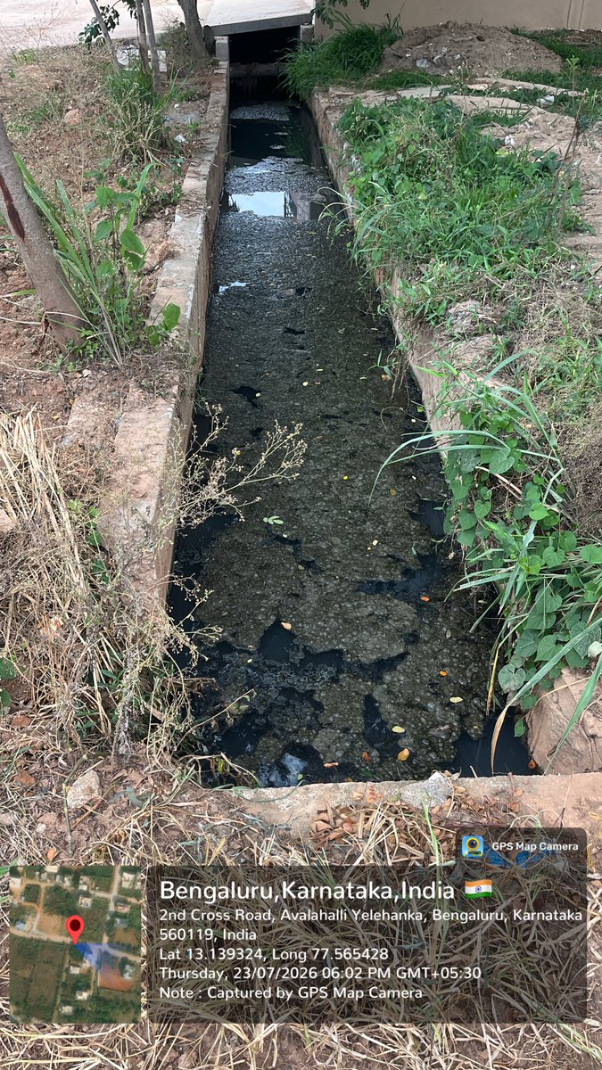 MSRNECBLR's tweet photo. @VBadri97095 @osd_cmkarnataka @kailash0503 No action done on this … situation is very alarming and request immediate intervention to clear all blockages @osd_cmkarnataka https://t.co/vMnxuApUFn