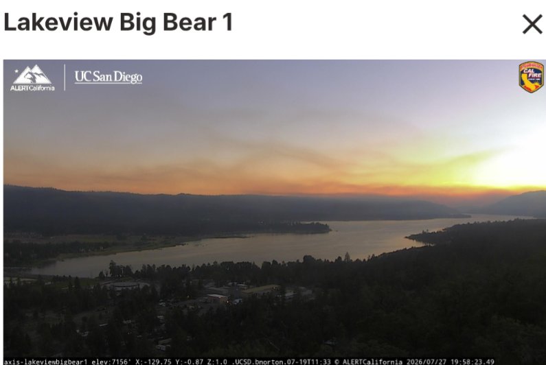 MrGeopolitical's tweet photo. The #GreenFire is burning near Mountain Home Village and is currently 33+ acres (Likely higher)
Due to the wind direction smoke from this fire 🔥 is making its way into the Big Bear Valley.
This fire poses no threat to the Big Bear Valley at this time. https://t.co/0x5fmU9Dja