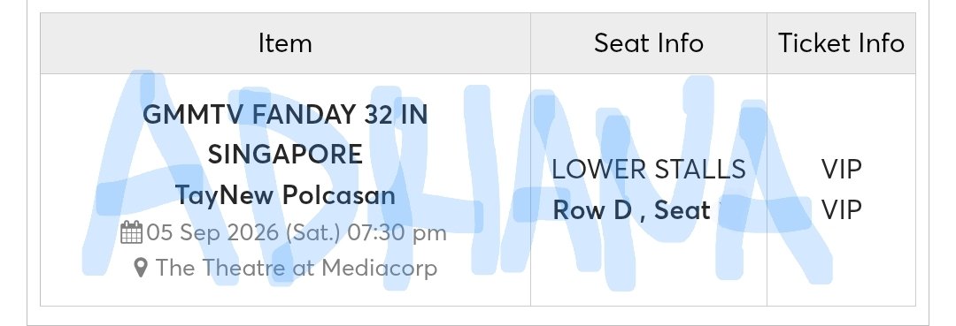 virtualdiaries_'s tweet photo. wts / ปล่อย

TAYNEW GMMTV FANDAY 32 SG 🐻‍❄️🐋

💙 VIP - Row D, Seat 2x
🔖 original price ++ ticketing service fee (negotiable)
💳 accept IDR and THB, can f2f at last EP ADAAP

interested, pls DM 📩

#TayNewPolcasanXFanday32SG
#GMMTVFANDAY32SG https://t.co/DfEjF5ZU7M