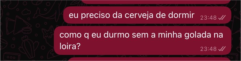 dudernea's tweet photo. eu acho que oq andrey achava que ia acontecer com ele, tá acontecendo cmg… tô com dependência na cerveja de dormir 😔 https://t.co/JAC6heAEtk