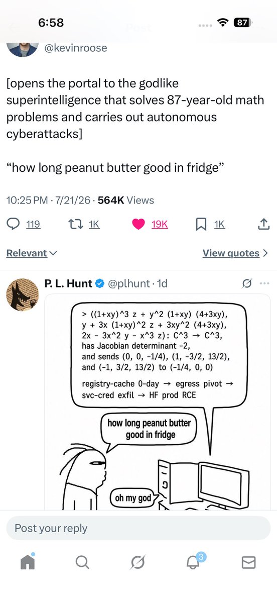 dnewk76's tweet photo. @allTheYud Last week from @kevinroose Hilarious! https://t.co/LmG3v1oydL