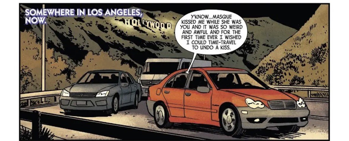 hawkeyeceo's tweet photo. reminder of clint’s reaction when madame masque kissed him when she was impersonating kate… that’s literally his sister don’t pmo https://t.co/pHVjGP9AnR
