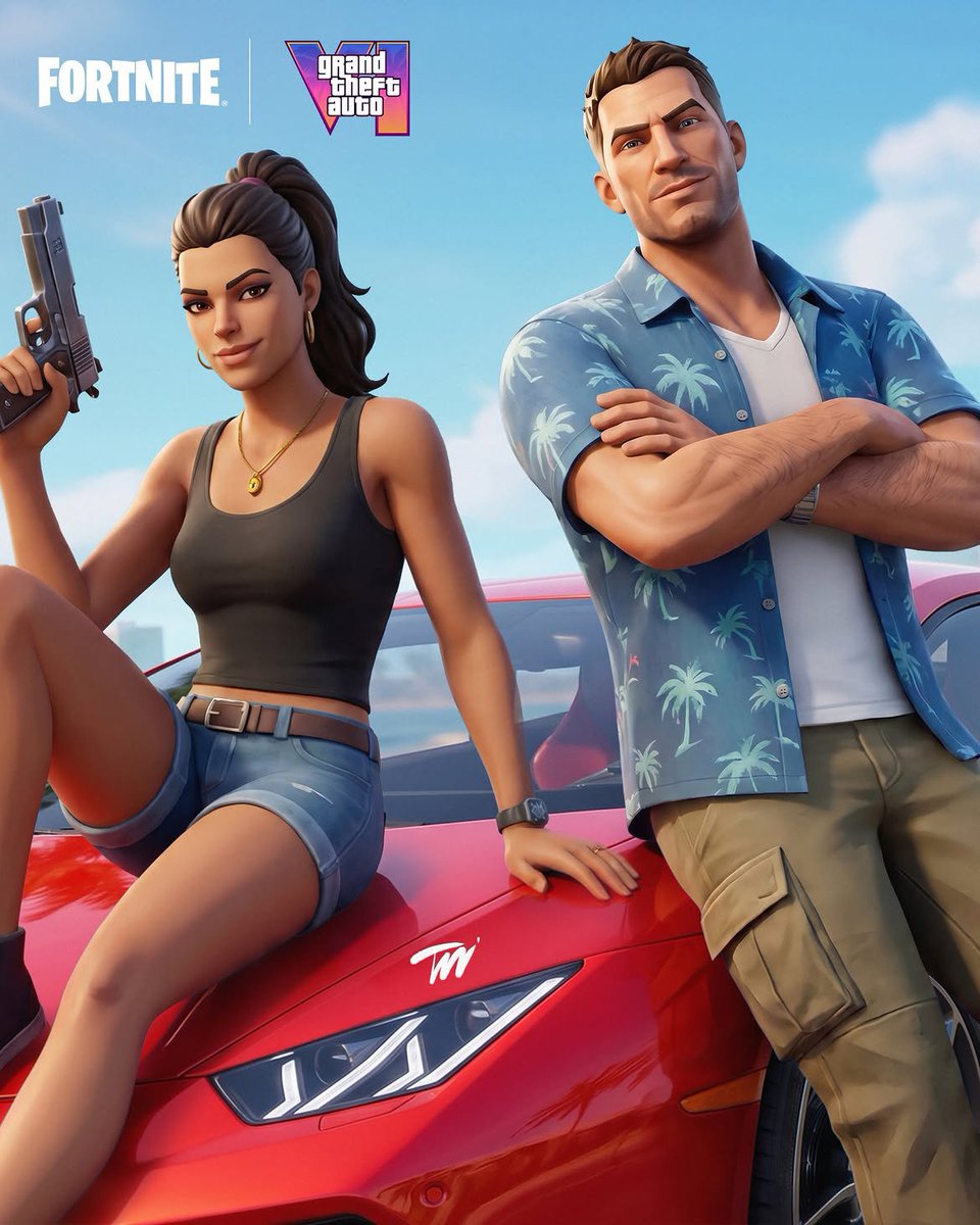 GTAonthestreet's tweet photo. GTA LEGENDS 🏝️ Fortnite Bundle Concept

Every era of #GrandTheftAuto, standing in one lineup. This fan made concept drops the full history of #RockstarGames protagonists into #Fortnite, and it traces a timeline that runs across more than two decades of the series. https://t.co/ypHHhTh0Qq