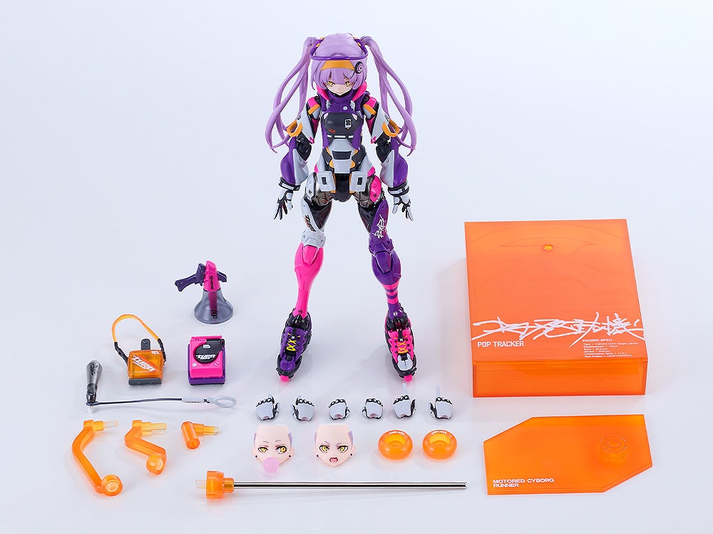figsoku_r's tweet photo. 【少女発動機 MOTORED CYBORG RUNNER】「SSX-155c “POP TRACKER”」アクションフィギュア

【予約開始】
価格24,800円（税込）
2027年7月発売予定
https://t.co/Zw9z3QTXud
#マックスファクトリー #少女発動機 https://t.co/BIoTxVw3os