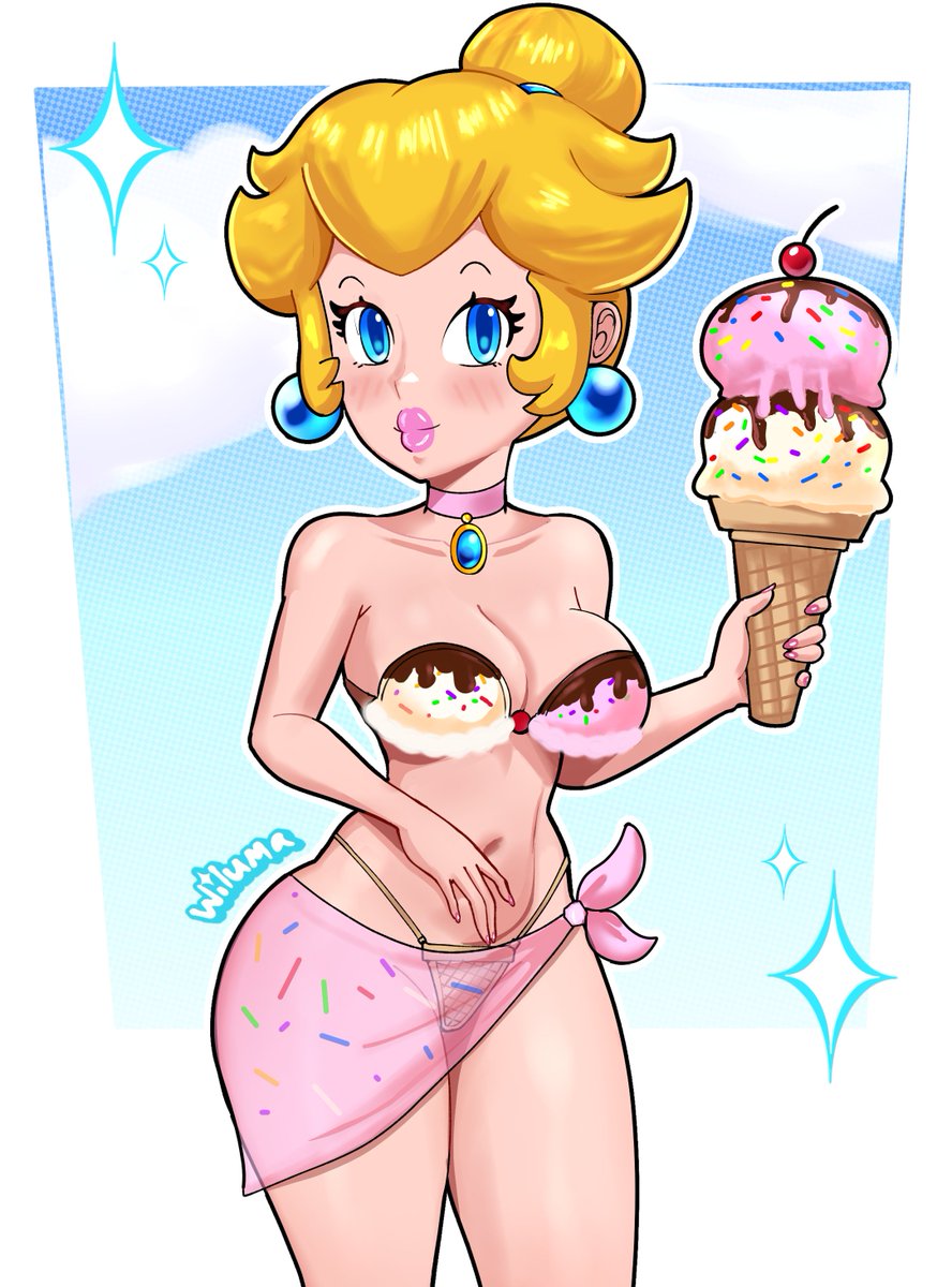 wiluma_'s tweet photo. When I initially made this for peach I was thinking "this is the dumbest shit I've ever thought about but it lowkey works" https://t.co/roUoxxEbop