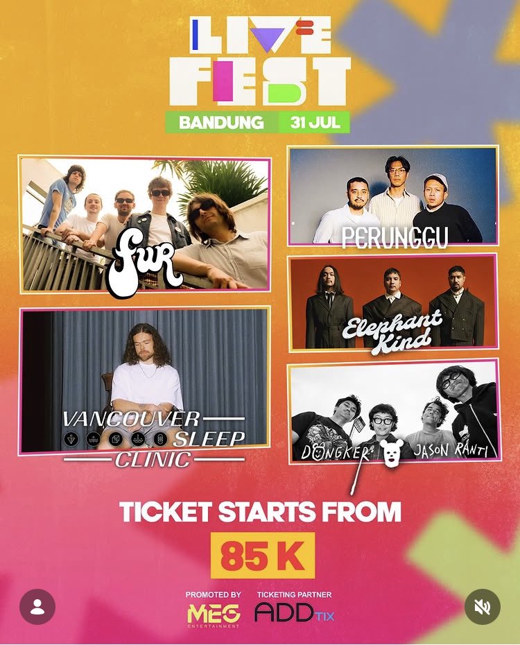 cashewlate's tweet photo. WTS LIVEFEST BANDUNG 120k 2 tiket bisa nego, dijual karena ada matkul 💔 

#wts #perunggu #FUR #elephentkind https://t.co/OM140cM6IT
