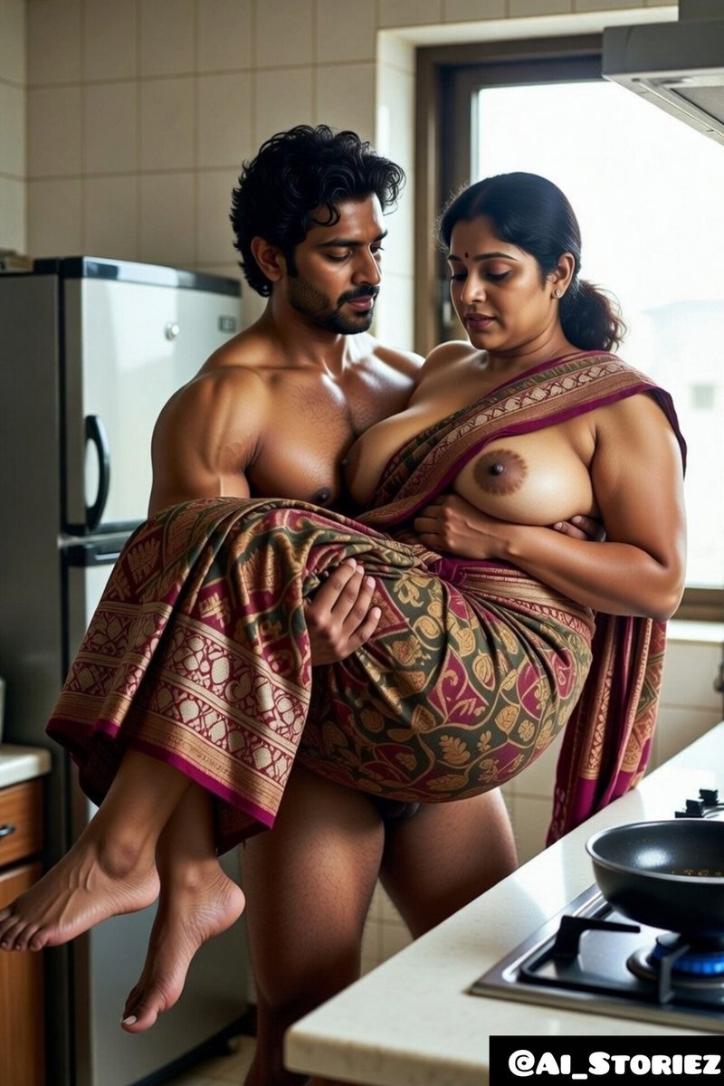 AI_Storiez's tweet photo. Maa Bete ke sath Kitchen main kya kar rahi hai 😱💦

✨AI Generated✨

#MomSon #Mommy #MotherSon
#Desi #Maabeta #Ai https://t.co/IZBBi1DWhg