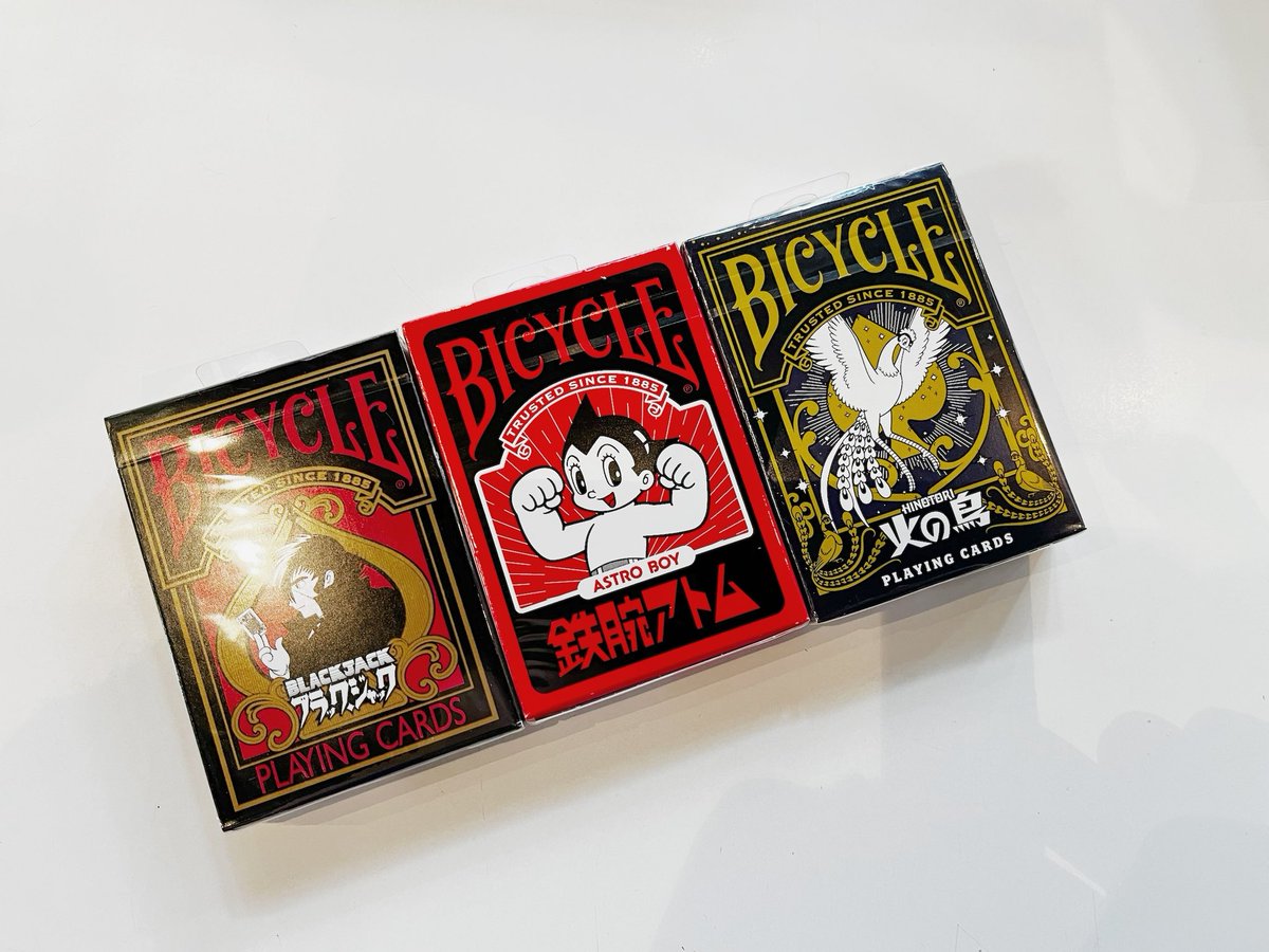 手塚治虫グッズ紹介🃏♠️ ・バイスクルトランプ （ブラックジャック