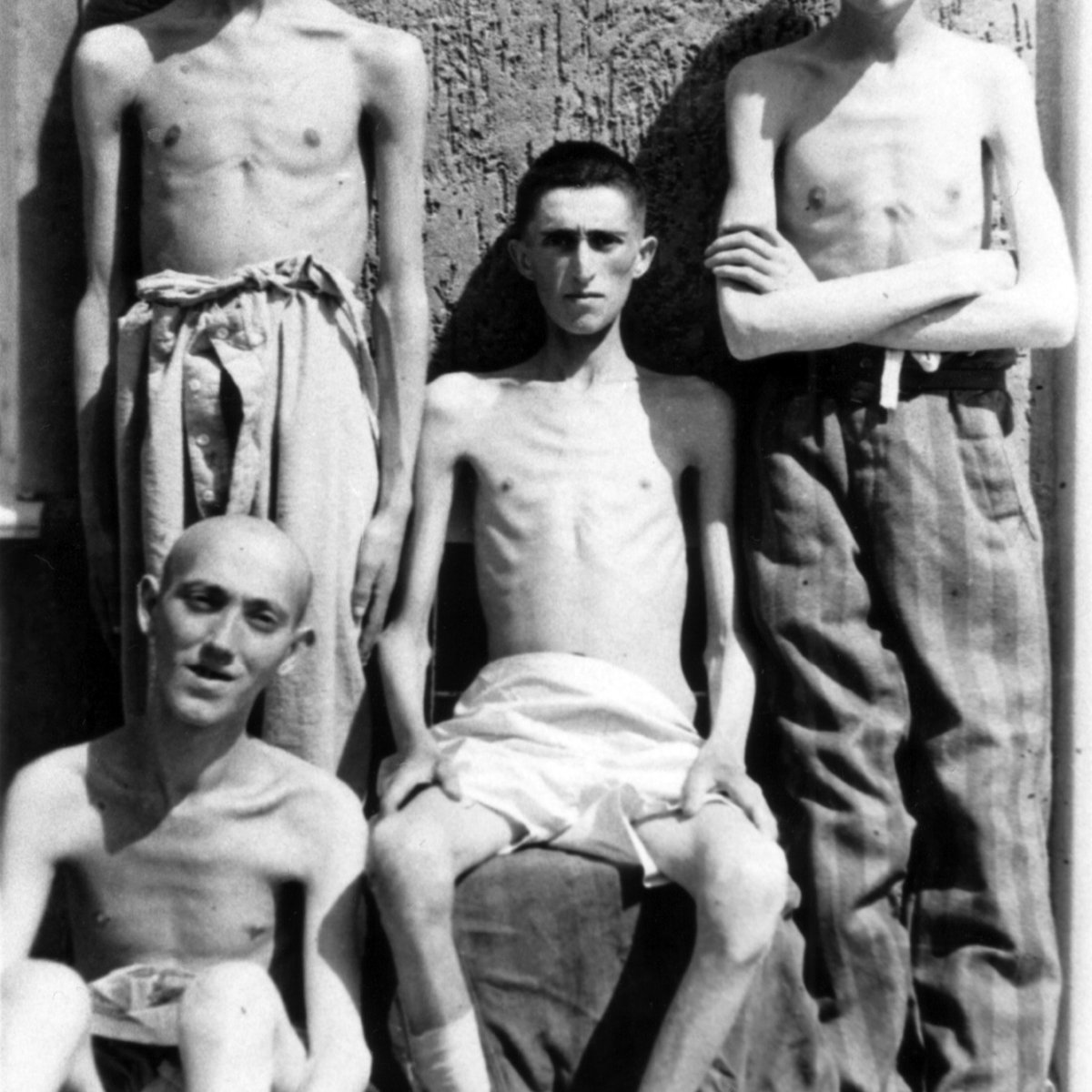 Mazelit_'s tweet photo. My Instagram is now restricted because I was reported for promoting — "eating disorders" due to the shocking skinniness of Holocaust survivors. 

Like um, this isn't anorexia girly. We're not promoting skinniness. This is what happened to Jews under Nazi rule. These are the photos that triggered the sanction. 

Anyways, I'm so glad I never have this issue on X. Thank @elonmusk for freedom of speech.