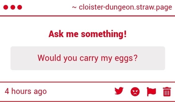 Nonaslcq's tweet photo. Carry your eggs..?  double meaning? Do you know what you're asking for. https://t.co/tCvptRUQwM