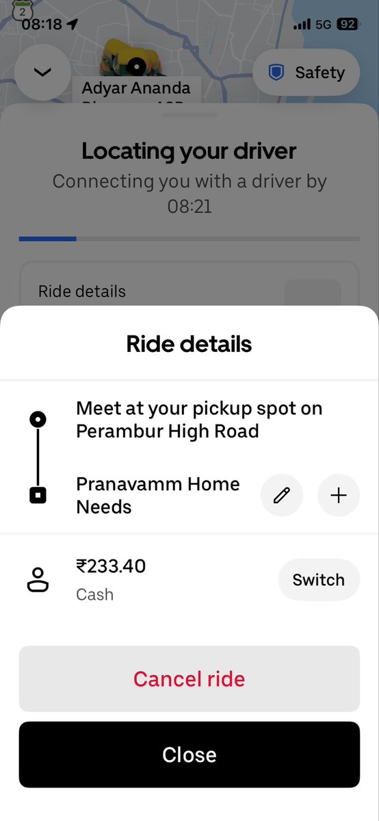 DXBRAJA's tweet photo. @Uber_Support @Uber_India @Uber_Chennai Bkd AutoVenkatesan texted demanded 250!after 10 minutes cancelled 😠 Uber must disciplinary Actions https://t.co/t3jqZ1RL3g
