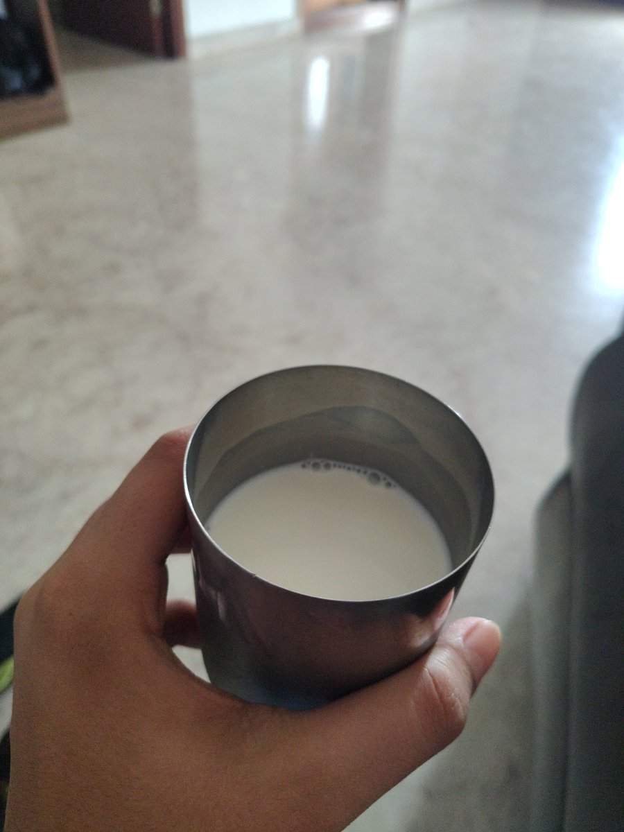 spaced_out404's tweet photo. Switched my daily diet coke with a glass of milk https://t.co/B25T4naEcM