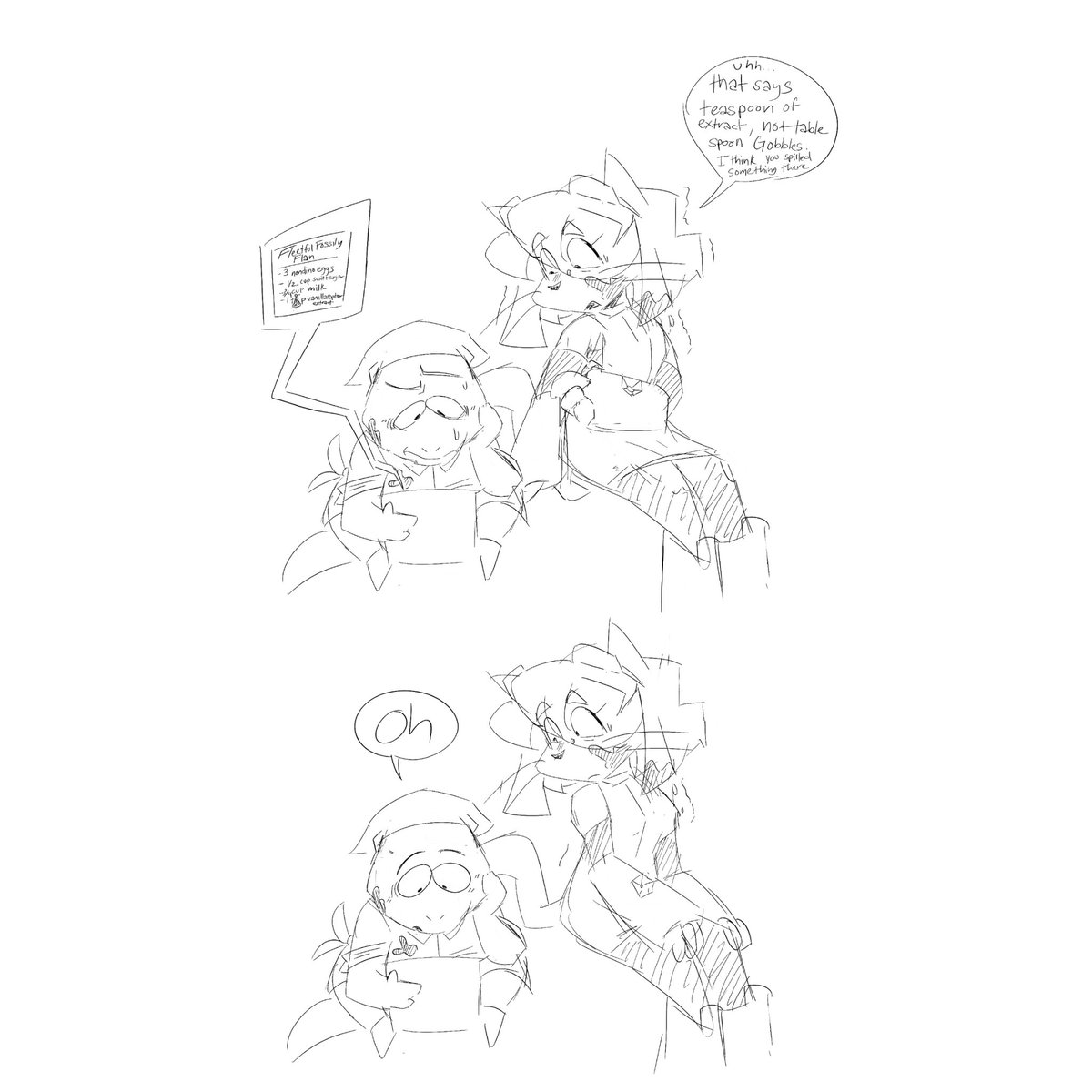 DailyGobbles's tweet photo. Cooked too hard that he made the flan fiend (Day 30) - idea suggested by sharkbytebitch on tumblr #gameoverse #gobbles https://t.co/7t3s9Vkph9