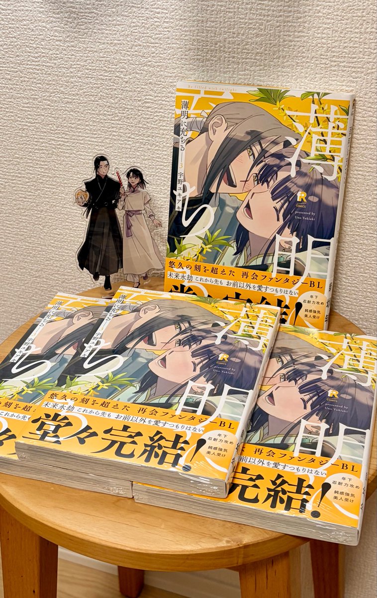 uno_taro's tweet photo. 薄明に充ちる3巻が手元に届きました🥳発売日まであと少し！ https://t.co/rIsC53dSf5
