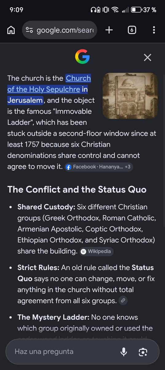 itactuallmatter's tweet photo. @Starrtoon You can't tolerate each other btw, actual monks fighting over a ladder and almost killing each other, Christianity is no religion of peace but war. https://t.co/JbF2DYTiTH