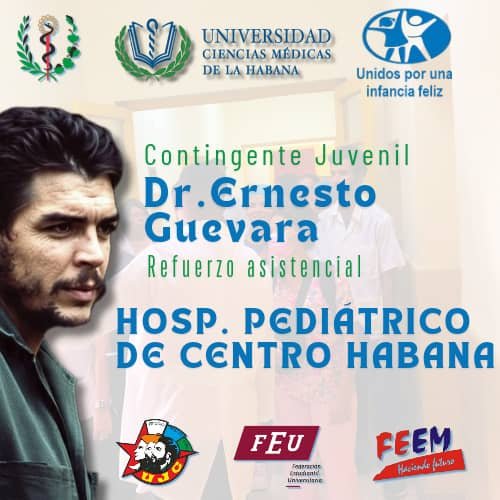 YagenPerez's tweet photo. Contingente Juvenil Dr. Ernesto Guevara
📌 inicia sus actividades en el hospital Pediatrico de Centro Haban, cuenta con 35 jóvenes, de Medicina, Enfermería, Bionálisis Clínico, Rehabilitación y otras tecnologías incluye recién graduados y residentes. https://t.co/chGTkxHLaD