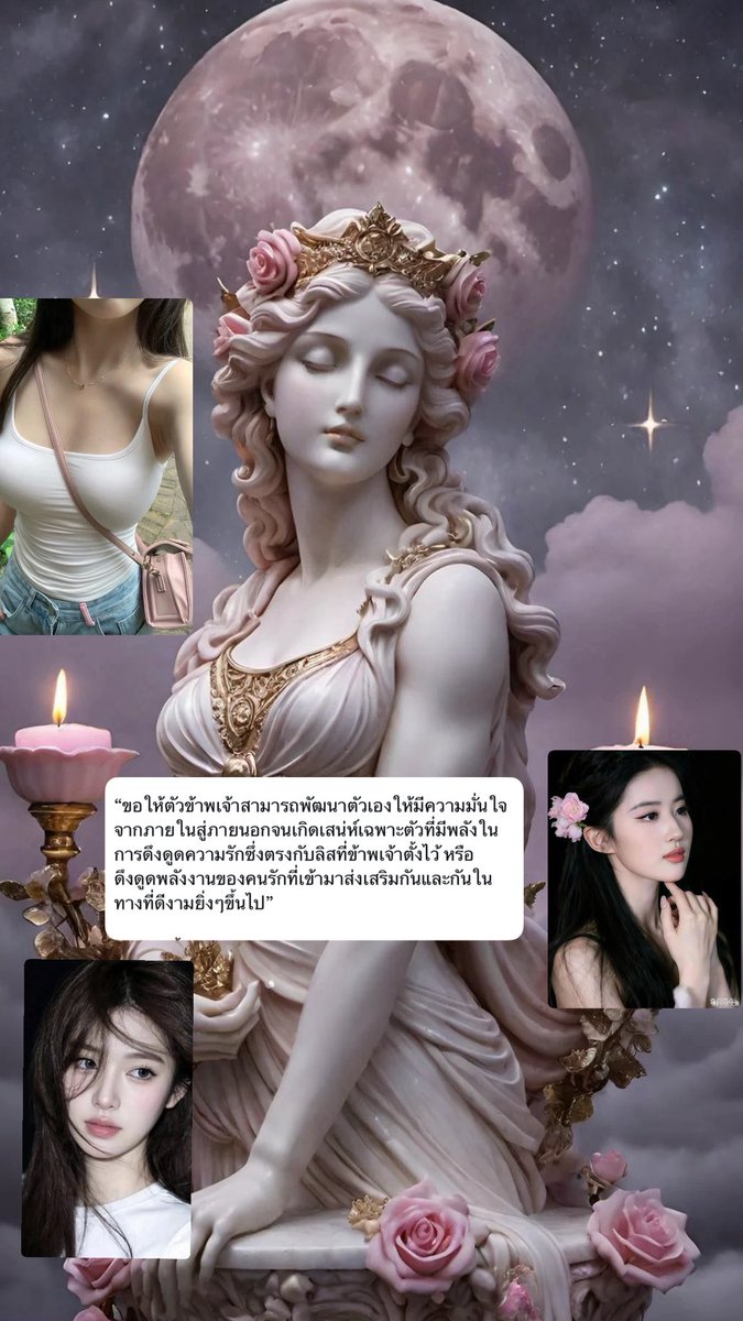 Msm4vc's tweet photo. ทริค แมนิเฟส (สายตะวันตก)+ สวดมนต์  (ปรับคลื่นพลังงาน)  ✨🌷🐉✨💸🍀💸🍀✨

ฉบับคนขี้เกียจหรืออยากไม่มีเวลา หรือมีเวลาก็ทำได้ 🤣💕🙏

🪼 1.ตื่นเช้า หาบทสวดมนต์สั้นๆ ที่ชอบที่ถูกใจมา 1บท  เช่น  จักรพรรดิ   สวดให้จบ

🦚 2.สวดจบแล้วให้อธิฐานขอพรสิ่งที่เราต้องการ หรือที่แมนิเฟส  และเอาภาพวิชั่นบอรดดสิ่งที่แมนิเฟสขึ้นมาดู 

🐬3.จินตนาการว่าได้รับสิ่งนั้นแล้ว  และปล่อยวาง ไปใช้ชีวิตให้มีความสุขวางใจ 

ทริคนี้ทำขึ้นมาเองเฉยๆ นี่ชอบสวดมนต์ตอนอาบน้ำแต่งตัวเสร็จ  เพราะรู้สวดมนต์มันช่วยปรับคลื่นพลังงานฝึกสมาธิได้  ทำเสร็จก็จะอวยพรขอพรให้ตัวเอง แบบว่า ขอบคุณที่ได้เงินเข้าวันนี้ วันนี้มีลูกค้าเข้ามาจองคิวดูดวง 5 คน  
ขอบคุณที่เจอคนซัพพอร์ตเมตตา  (ขอให้อยู่รูปแบบปัจจุบัน) 

ปล.เลือกสวดแค่บทเดียวหรือยาวๆ ที่ใจเราต้องการได้เลยนะคะ ✨💸🌷🙏   จะแมนิเฟสเรื่องเงิน ความสวย  คู่รัก ตามใจที่เราต้องการเลยและอยู่ในพื้นฐานความเป็นจริงด้วยนะ