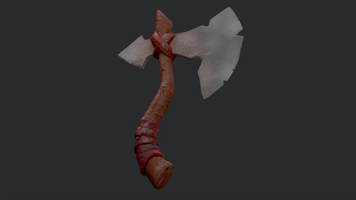 tinoco3D's tweet photo. I am so happy :))) Finished a new 3D asset study! 

I created this stylized axe to practice my game asset workflow, exploring Substance Painter and Marmoset Toolbag.

Modeling: Blender

#3DArt #GameArt #Blender3D #SubstancePainter 

https://t.co/rxYjLs3bPR https://t.co/793W0BG23p