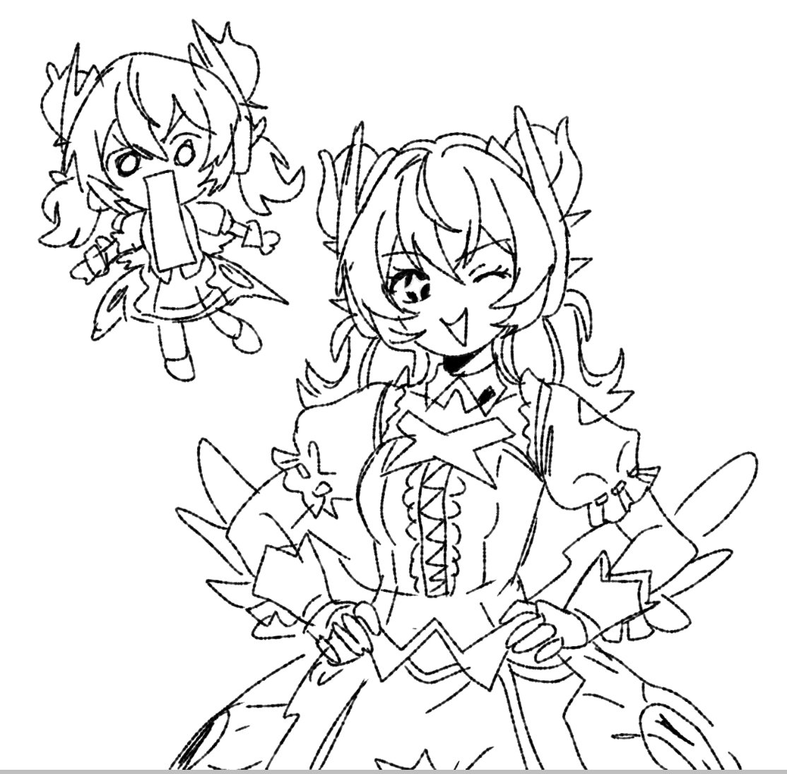 Casuallylol's tweet photo. aria sketch 

#zzzerofanart #zenlesszonezero https://t.co/duuMajngjX