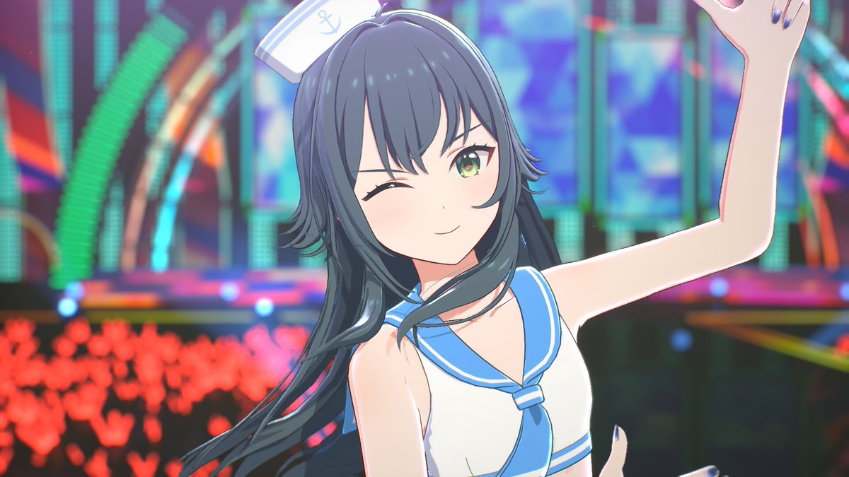 TOURS_imas's tweet photo. 📸昨日の公開生配信でゲストのみなさんに
プロデュースしていただいたライブフォトをお裾分け！！

クリエイトライブ
曲：『→→→SP』
ステージ：武道館
出演：天海春香・八宮めぐる・月村手毬

#ツアマス #ツアマス新シリーズ #ツアマスライブフォト https://t.co/6GuRdOK2JU